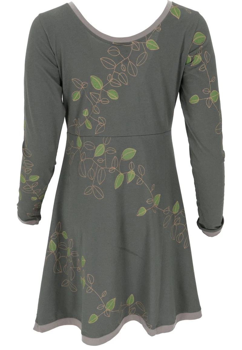 Guru Shop - Damen Jerseykleid - Dark Grey 4 Guru Shop - Damen Jerseykleid - Dark Grey – Bild 2