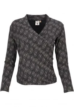 Guru Shop Langarmshirt - Schwarz - Damen