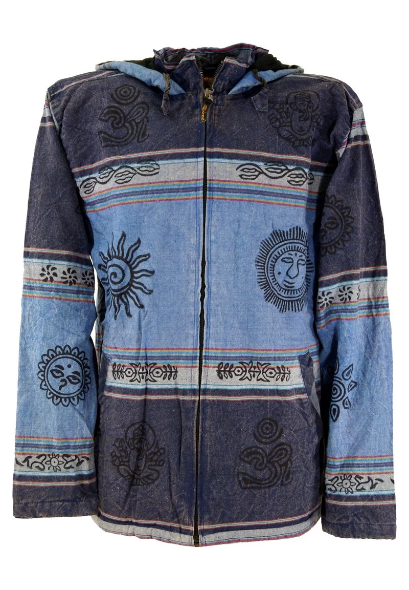 Guru Shop - Herren Leichte Jacke - Blau 3 Guru Shop - Herren Leichte Jacke - Blau