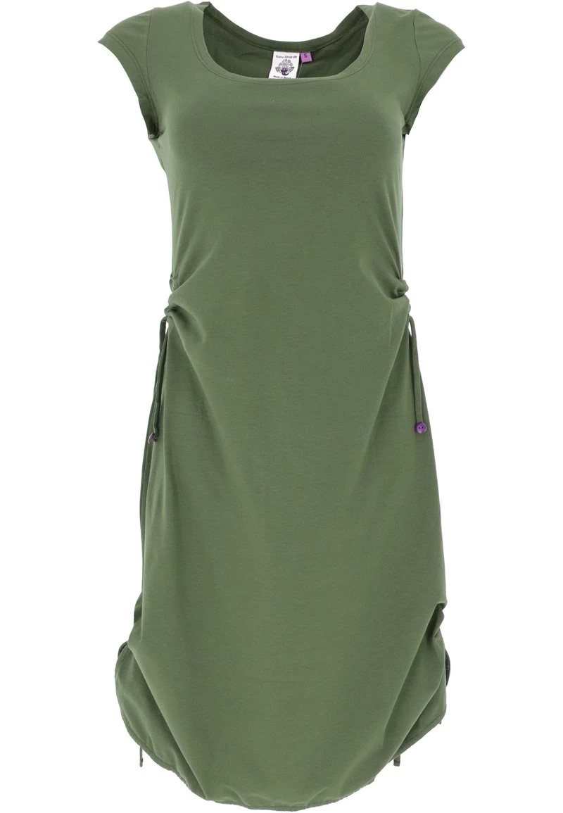 Guru Shop - Damen Freizeitkleid - Olivgrün 3 Guru Shop - Damen Freizeitkleid - Olivgrün