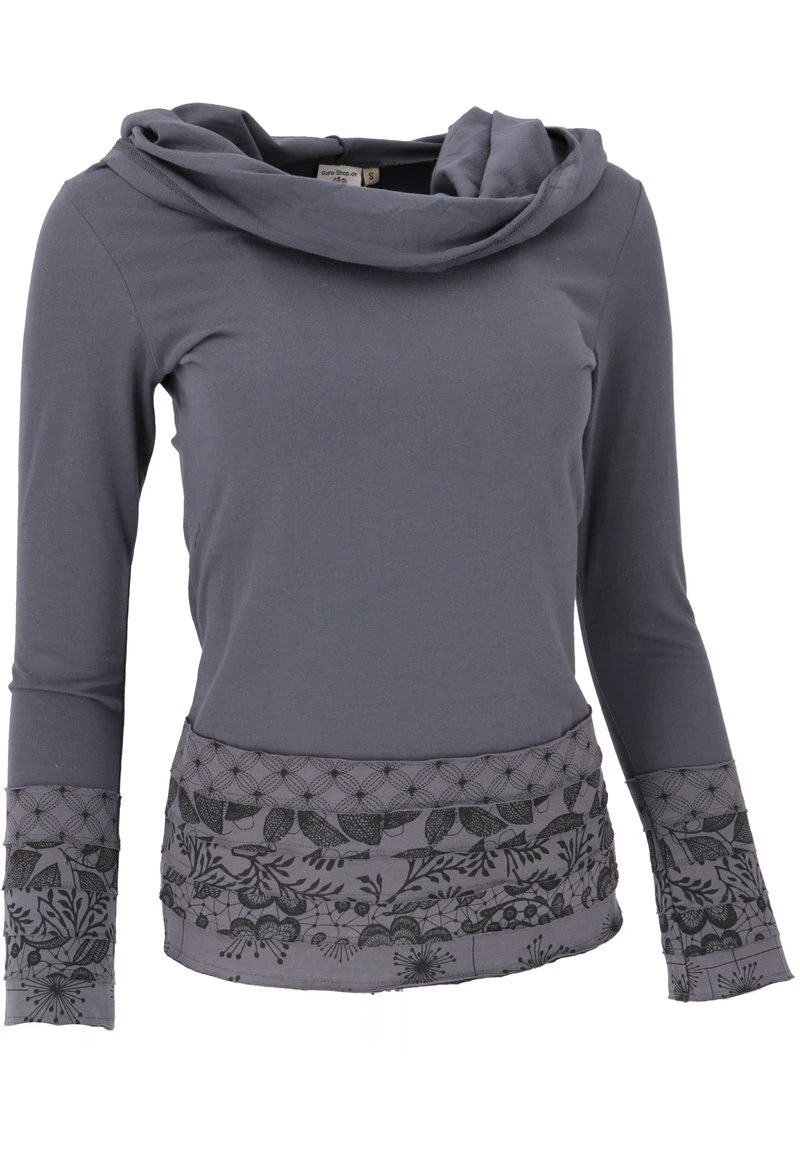 Guru Shop BOHO - Langarmshirt - Dunkelgrau - Damen 5 Guru Shop BOHO - Langarmshirt - Dunkelgrau - Damen – Bild 3
