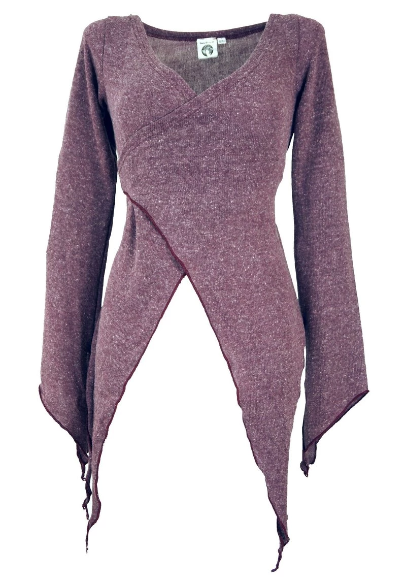 Guru Shop Strickjacke - Altrosa - Damen 3 Guru Shop Strickjacke - Altrosa - Damen