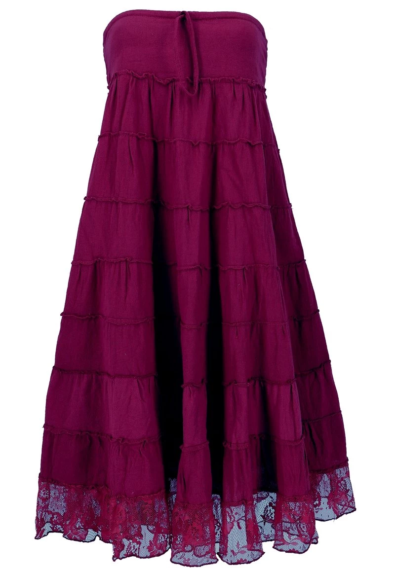 Guru Shop - Damen Maxirock - Bordeauxrot 6 Guru Shop - Damen Maxirock - Bordeauxrot – Bild 4