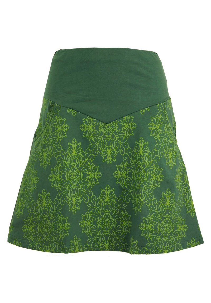 Guru Shop BOHO - A-Linien-Rock - Olivegr�n/lemon - Damen 3 Guru Shop BOHO - A-Linien-Rock - Olivegr�n/lemon - Damen