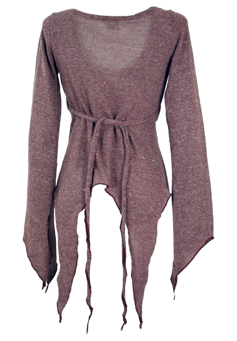 Guru Shop Strickjacke - Altrosa - Damen 4 Guru Shop Strickjacke - Altrosa - Damen – Bild 2