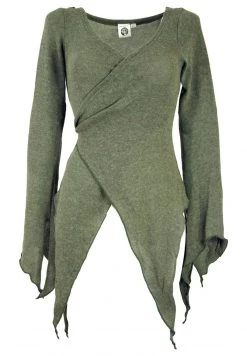 Guru Shop - Damen Strickjacke - Khaki