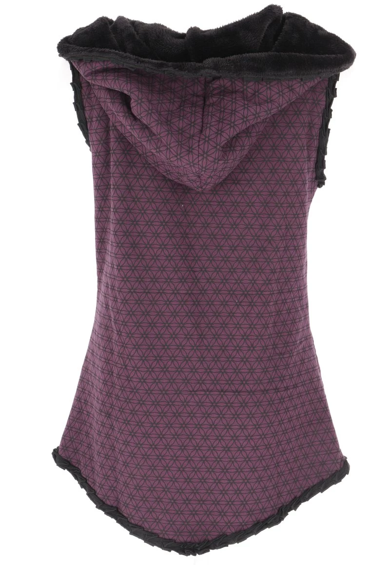 Guru Shop - Damen FLOWER OF LIFE - Weste - Violett 4 Guru Shop - Damen FLOWER OF LIFE - Weste - Violett – Bild 2