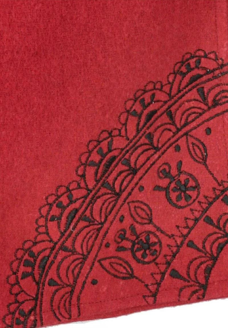 Guru Shop GOA BESTICKTER - Wickelrock - Rot - Damen 5 Guru Shop GOA BESTICKTER - Wickelrock - Rot - Damen – Bild 3