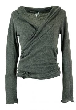 Guru Shop Strickpullover - Granitgrau - Damen