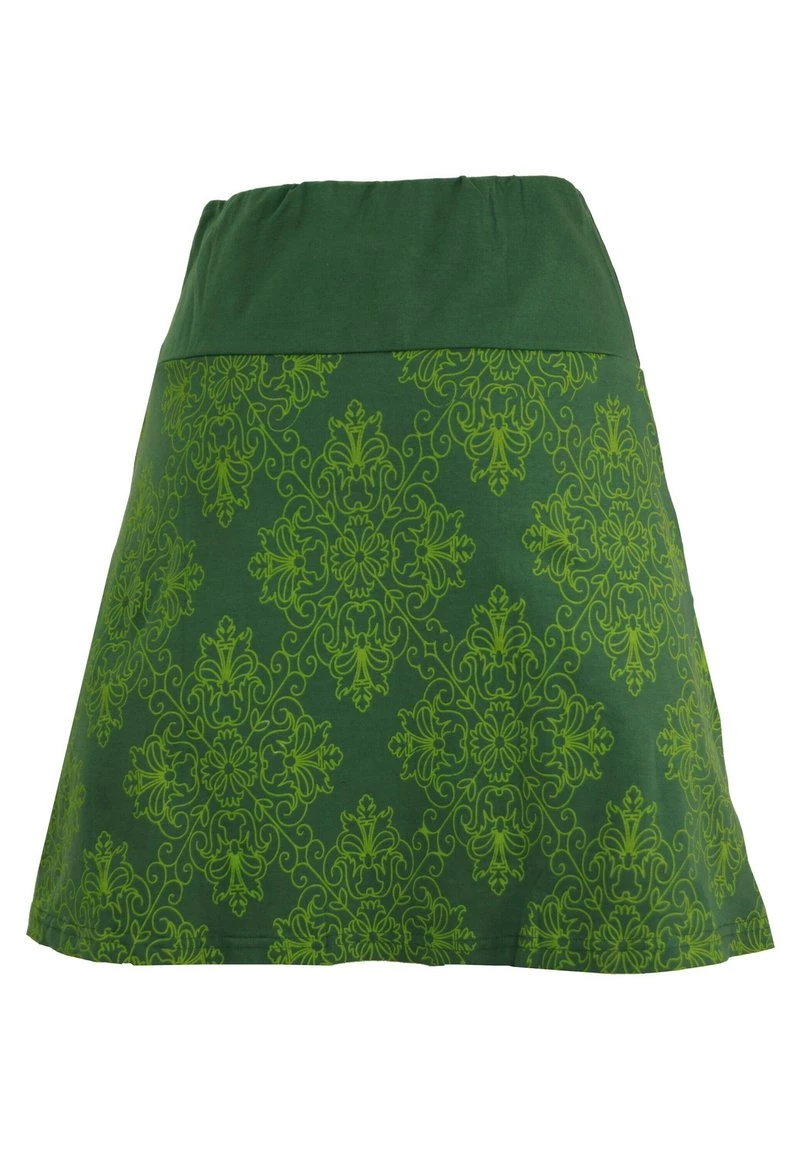 Guru Shop BOHO - A-Linien-Rock - Olivegr�n/lemon - Damen 4 Guru Shop BOHO - A-Linien-Rock - Olivegr�n/lemon - Damen – Bild 2