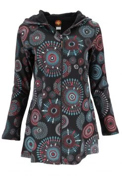 Guru Shop BOHO HIPPIE - Kurzmantel - Schwarz/grau - Damen
