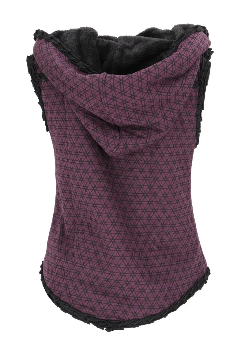 Guru Shop - Damen FLOWER OF LIFE - Weste - Violett 4 Guru Shop - Damen FLOWER OF LIFE - Weste - Violett – Bild 2