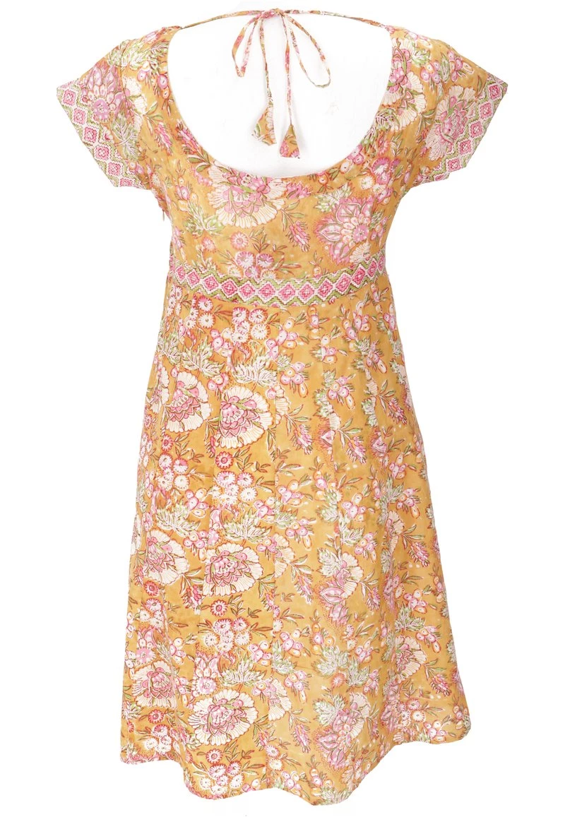 Guru Shop BOHO - Freizeitkleid - Curry - Damen 4 Guru Shop BOHO - Freizeitkleid - Curry - Damen – Bild 2