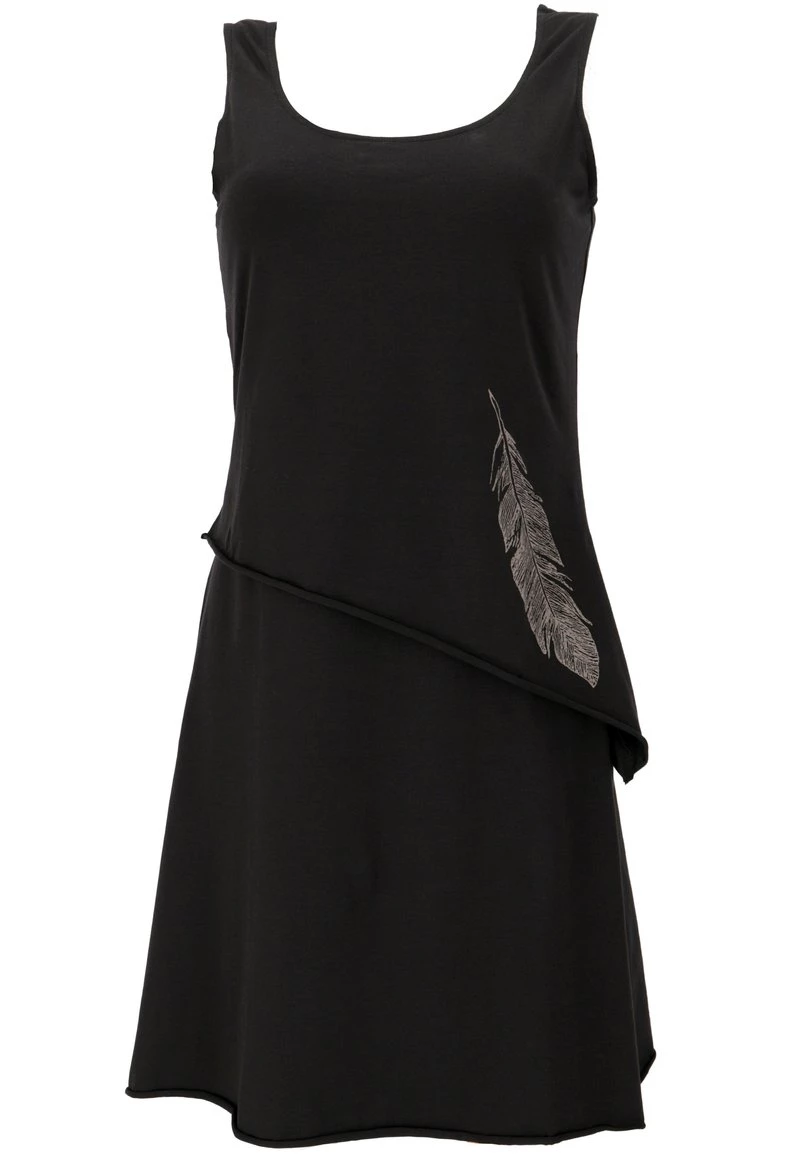 Guru Shop MINI SIM LAGENLOOK ÄRMELLOSES BOHO - Jerseykleid - Schwarz - Damen 3 Guru Shop MINI SIM LAGENLOOK ÄRMELLOSES BOHO - Jerseykleid - Schwarz - Damen