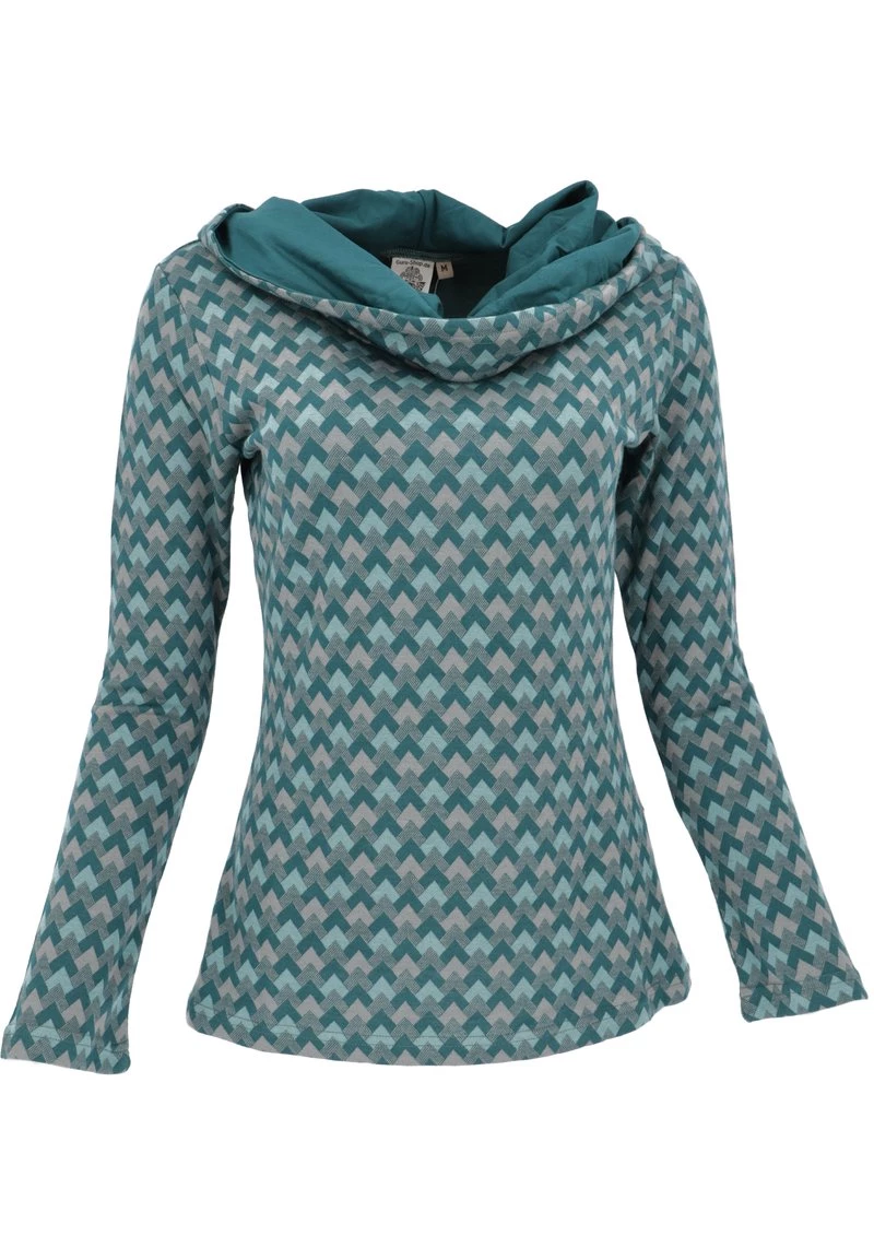 Guru Shop Langarmshirt - Aqua - Damen 3 Guru Shop Langarmshirt - Aqua - Damen