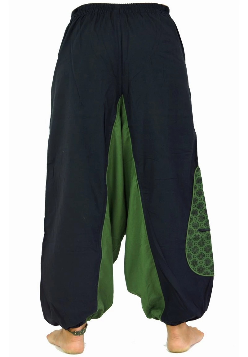 Guru Shop - Damen Stoffhose - Green Black 4 Guru Shop - Damen Stoffhose - Green Black – Bild 2