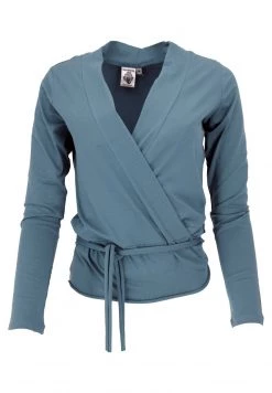 Guru Shop Langarmshirt - Orion Blau - Damen