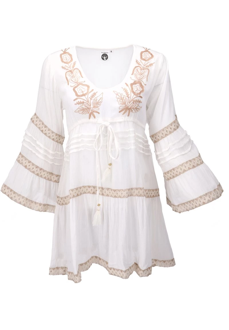 Guru Shop Tunika - Weiß - Damen 3 Guru Shop Tunika - Weiß - Damen