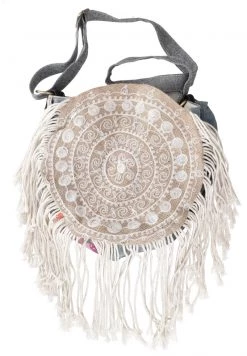 Guru Shop - Unisex BOHO - Shopping Bag - Beige