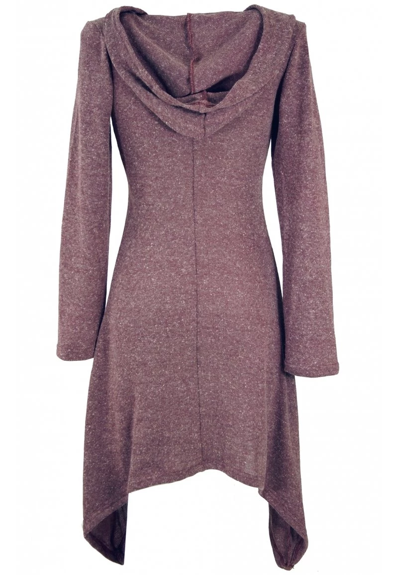 Guru Shop MIT KAPUZE - Freizeitkleid - Altrosa - Damen 4 Guru Shop MIT KAPUZE - Freizeitkleid - Altrosa - Damen – Bild 2