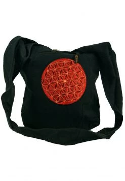 Guru Shop Umhängetasche - Schwarz/rot - Unisex