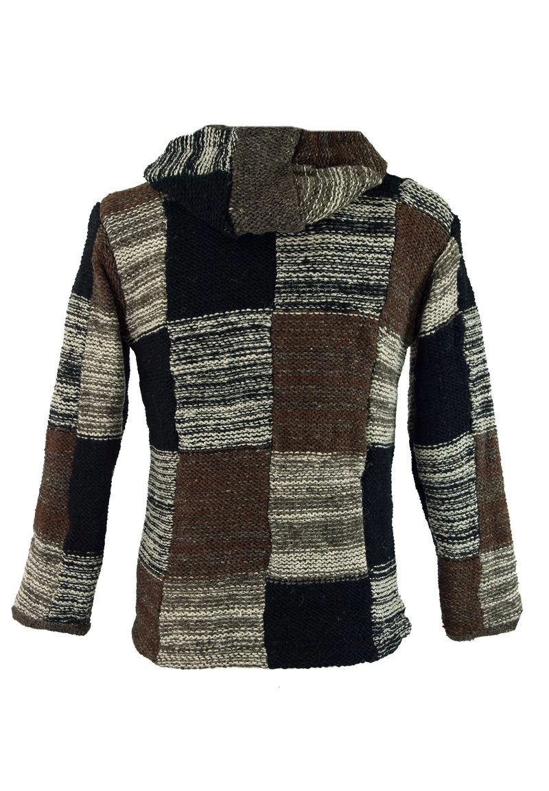 Guru Shop - Damen PATCHWORK - Leichte Jacke - Braun 4 Guru Shop - Damen PATCHWORK - Leichte Jacke - Braun – Bild 2