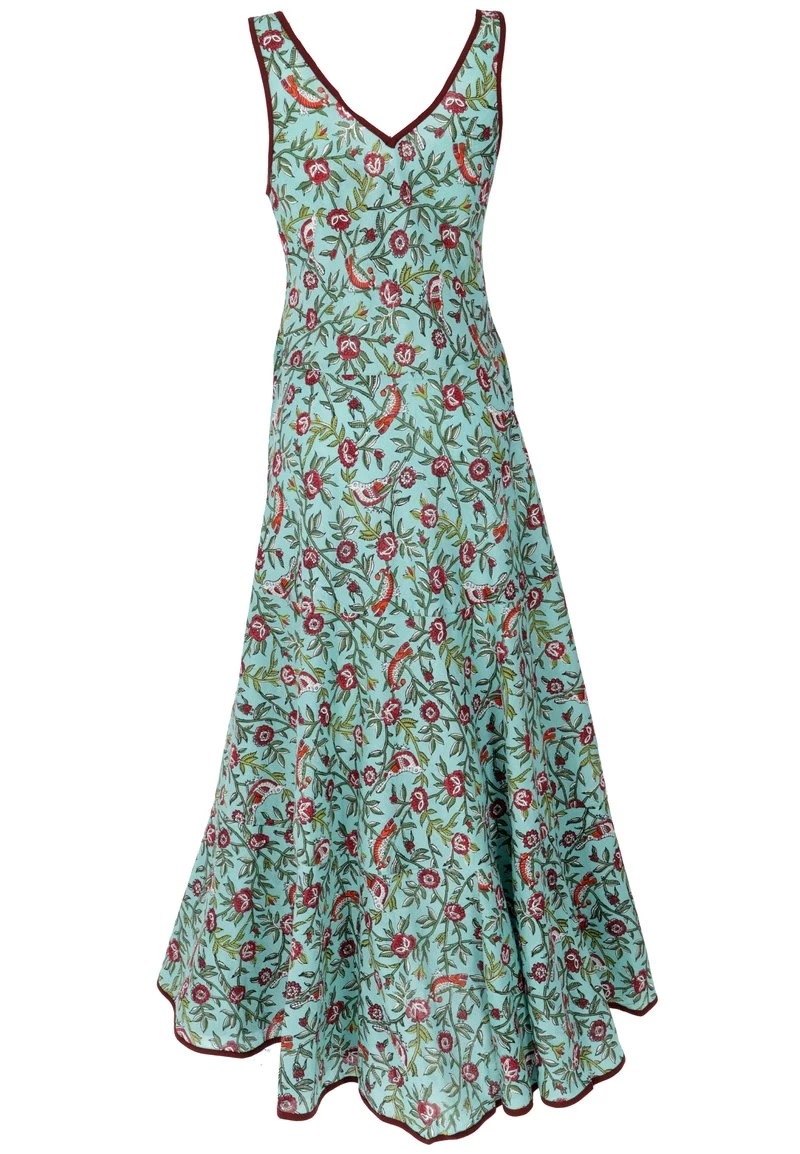 Guru Shop - Damen Maxikleid - T�rkis 3 Guru Shop - Damen Maxikleid - T�rkis