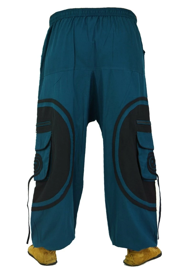 Guru Shop Cargohose - Petrol/schwarz - Herren 5 Guru Shop Cargohose - Petrol/schwarz - Herren – Bild 3