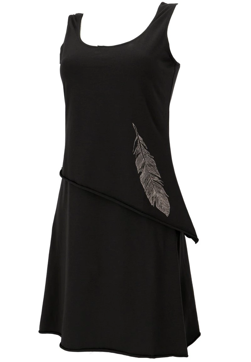 Guru Shop MINI SIM LAGENLOOK ÄRMELLOSES BOHO - Jerseykleid - Schwarz - Damen 5 Guru Shop MINI SIM LAGENLOOK ÄRMELLOSES BOHO - Jerseykleid - Schwarz - Damen – Bild 3