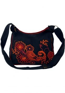 Guru Shop - Unisex Umhängetasche - Schwarz/rot