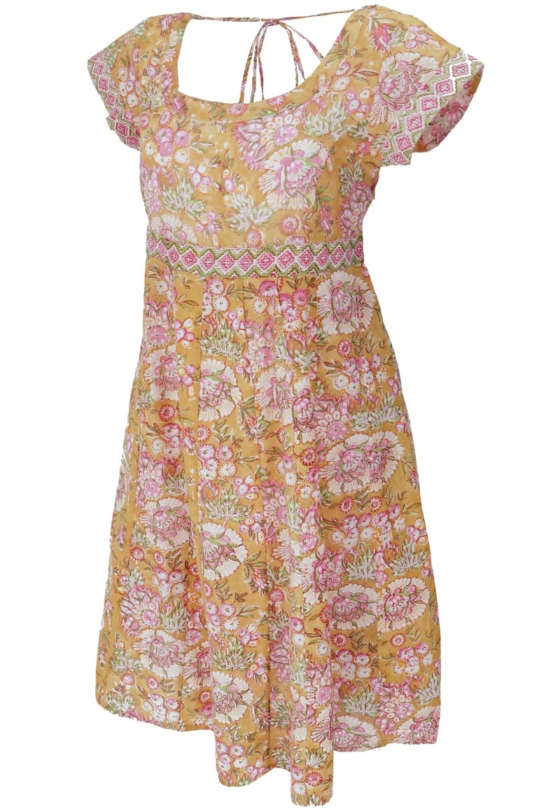 Guru Shop BOHO - Freizeitkleid - Curry - Damen 5 Guru Shop BOHO - Freizeitkleid - Curry - Damen – Bild 3