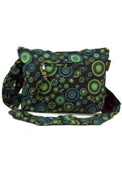 Guru Shop - Damen SADHU - Umhängetasche - Schwarz/lemon