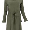 Guru Shop - Damen Freizeitkleid - Olivgr�n -Fenty Beauty || Guru Shop Verkäufe a6326de98e2643199a6e553ff3cbb6a2