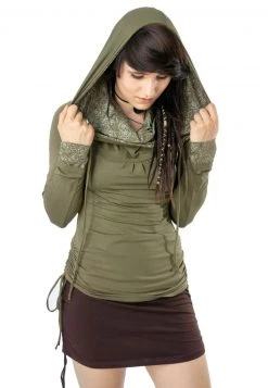 Guru Shop - Damen Langarmshirt - Light Green