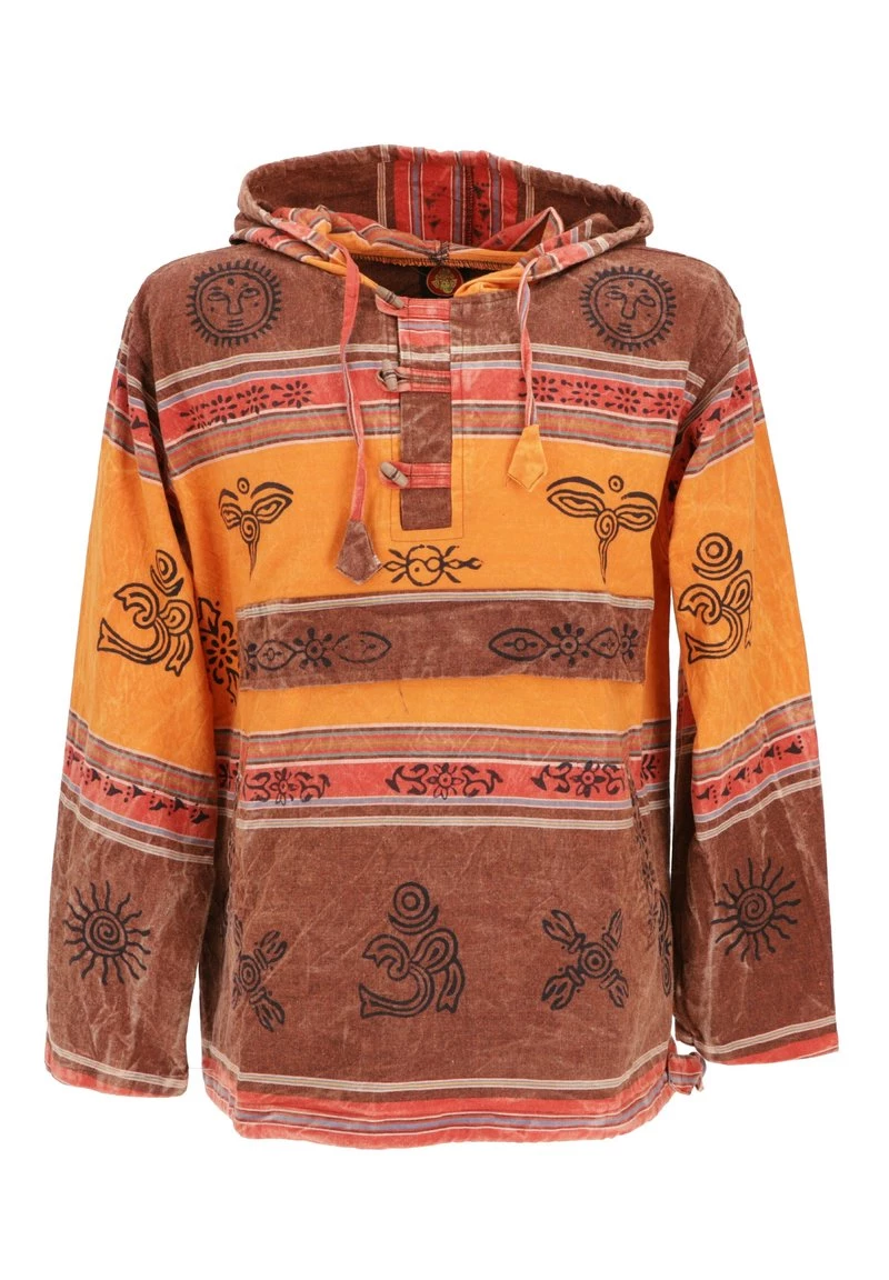 Guru Shop - Herren BAJA - Leichte Jacke - Rostorange 3 Guru Shop - Herren BAJA - Leichte Jacke - Rostorange