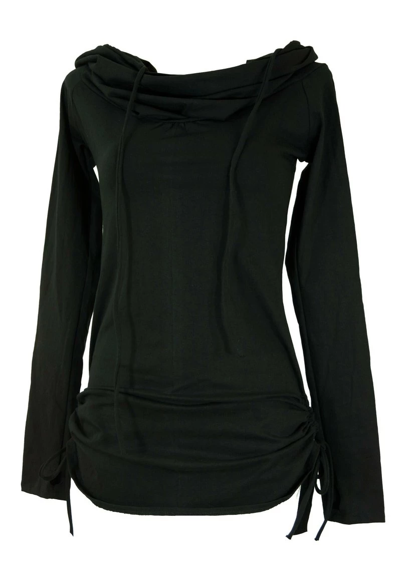 Guru Shop Kapuzenpullover - Schwarz - Damen 3 Guru Shop Kapuzenpullover - Schwarz - Damen