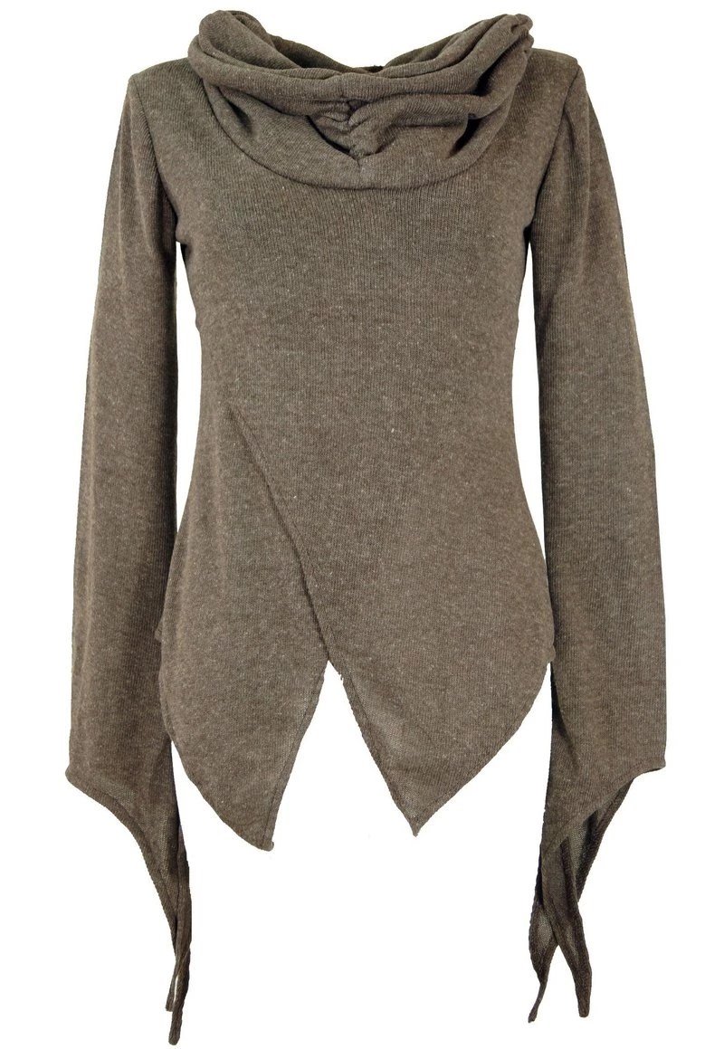 Guru Shop MIT SCHALKRAGEN - Strickpullover - Cappuccino - Damen 3 Guru Shop MIT SCHALKRAGEN - Strickpullover - Cappuccino - Damen