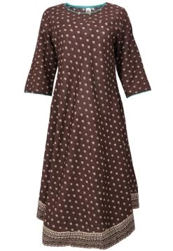 Guru Shop Maxikleid - Moccabraun - Damen