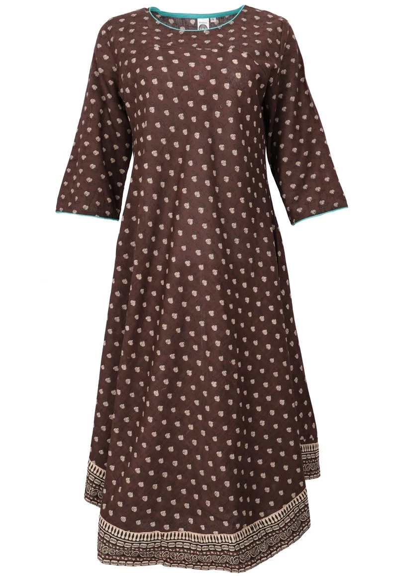 Guru Shop Maxikleid - Moccabraun - Damen 3 Guru Shop Maxikleid - Moccabraun - Damen