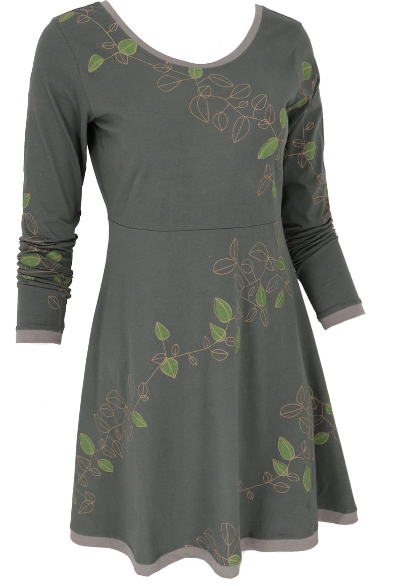 Guru Shop - Damen Jerseykleid - Dark Grey 5 Guru Shop - Damen Jerseykleid - Dark Grey – Bild 3