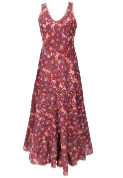 Guru Shop Maxikleid - Rot - Damen