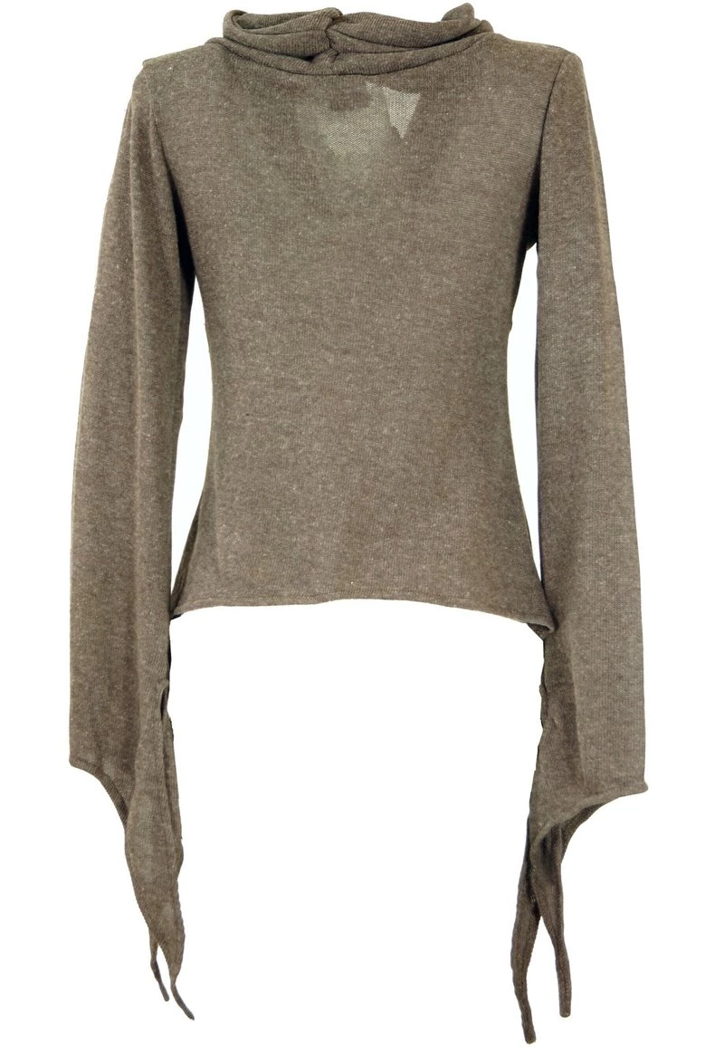 Guru Shop MIT SCHALKRAGEN - Strickpullover - Cappuccino - Damen 4 Guru Shop MIT SCHALKRAGEN - Strickpullover - Cappuccino - Damen – Bild 2