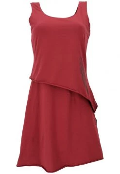 Guru Shop MINI SIM LAGENLOOK ÄRMELLOSES BOHO - Jerseykleid - Red - Damen