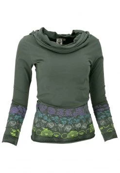 Guru Shop BOHO - Langarmshirt - Farngrn - Damen