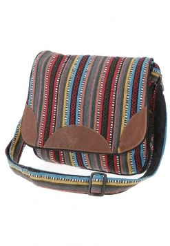 Guru Shop - Unisex Umhängetasche - Rot/braun