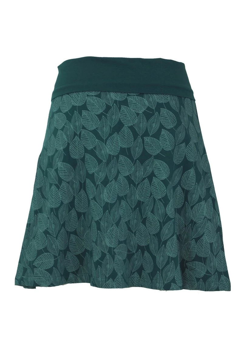 Guru Shop BOHO TELLERROCK HERBSTLAUB PRINT ORG - A-Linien-Rock - Emerald - Damen 4 Guru Shop BOHO TELLERROCK HERBSTLAUB PRINT ORG - A-Linien-Rock - Emerald - Damen – Bild 2