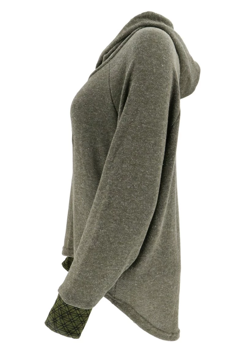 Guru Shop Kapuzenpullover - Khakigrn - Damen 4 Guru Shop Kapuzenpullover - Khakigrn - Damen – Bild 2