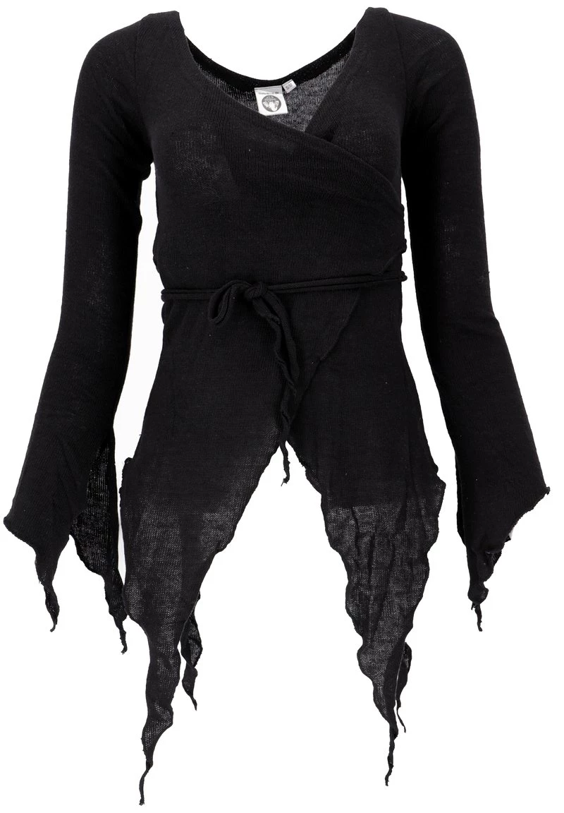 Guru Shop Strickjacke - Schwarz - Damen 3 Guru Shop Strickjacke - Schwarz - Damen