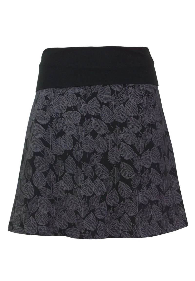 Guru Shop - Damen BOHO TELLERROCK HERBSTLAUB PRINT ORG - A-Linien-Rock - Schwarz 3 Guru Shop - Damen BOHO TELLERROCK HERBSTLAUB PRINT ORG - A-Linien-Rock - Schwarz