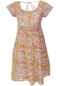 Guru Shop BOHO - Freizeitkleid - Curry - Damen